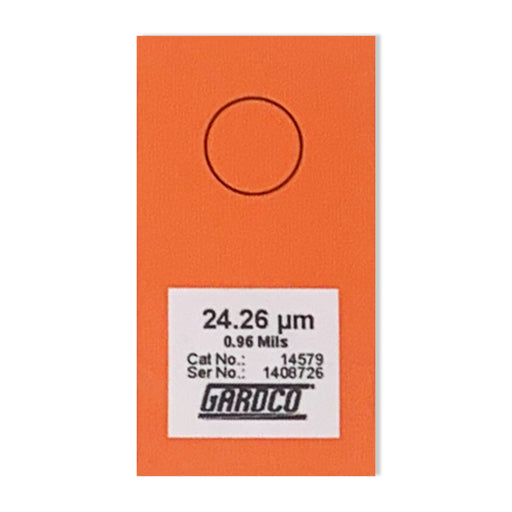 Certified shim 17025 25.4µm (1.0mil) 