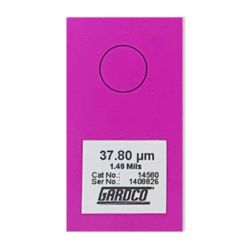 Certified shim 17025 38.1µm (1.5mil) 